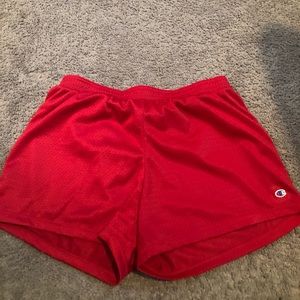 red champion shorts